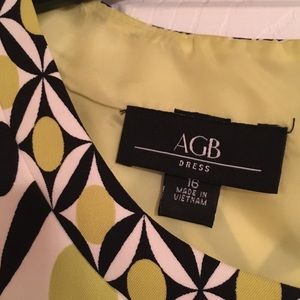 Black & Lime Green Dress & Cardigan